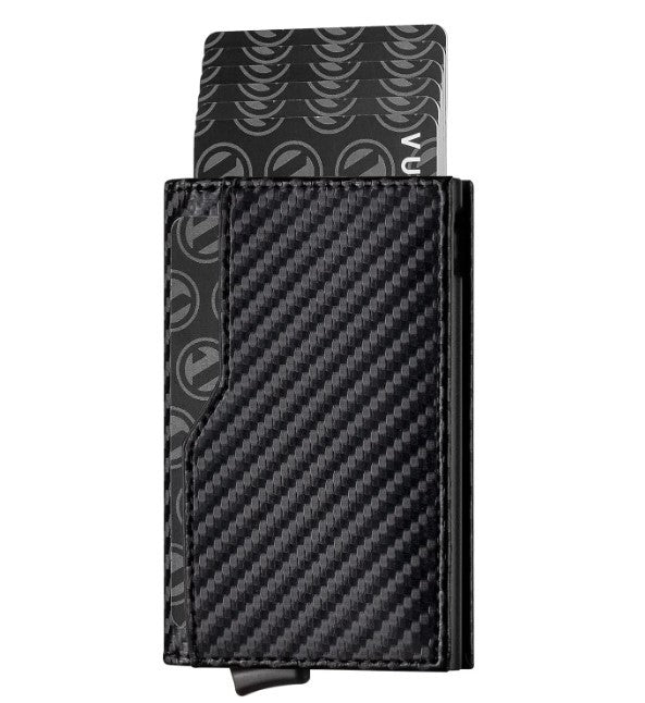 Rfid Blocking Automatic Leather Up Mininal Wallet