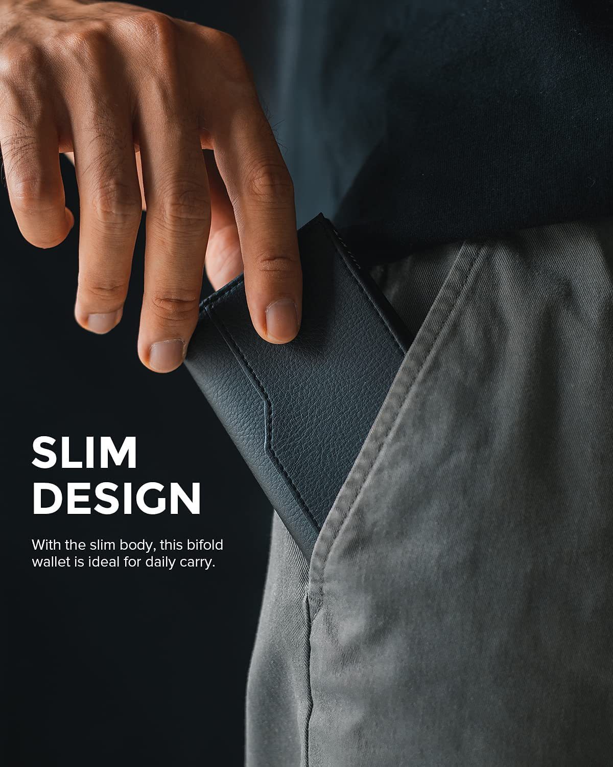 Rfid Blocking Automatic Leather Up Mininal Wallet