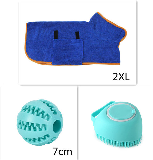 Silicone Dog Bath Massage Gloves Brush Pet Cat Bathroom Cleaning Tool Comb Brush For Dog Can Pour Shampoo Dog
