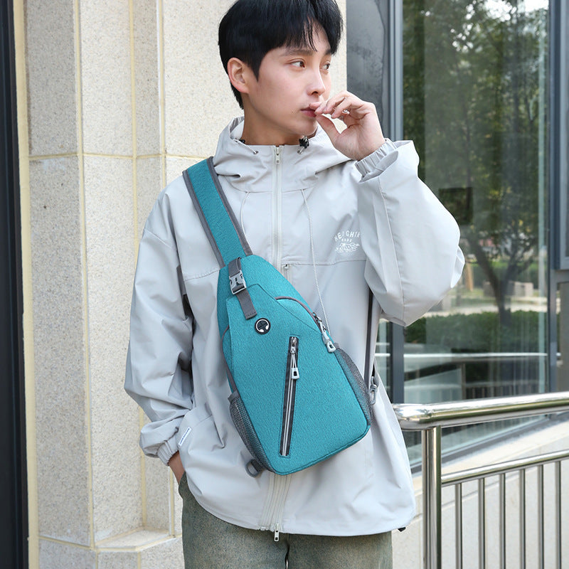 Multi functional Canvas Cross Body bag for Man.