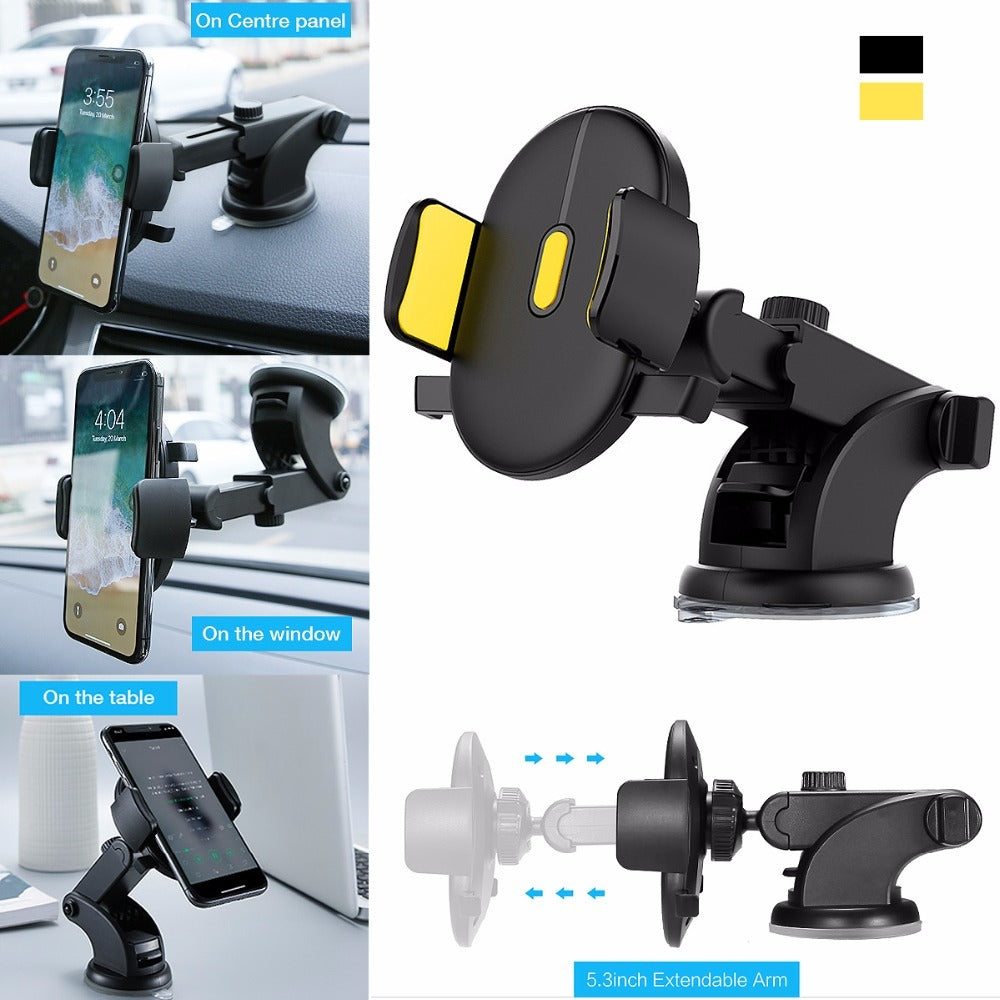 Car Phone Holder Dashboard Suction Cup Type